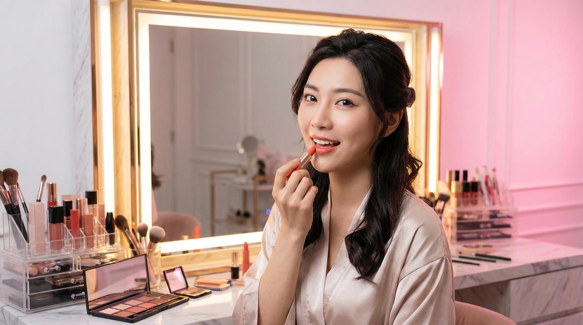 黄色仓库美妆视频教程